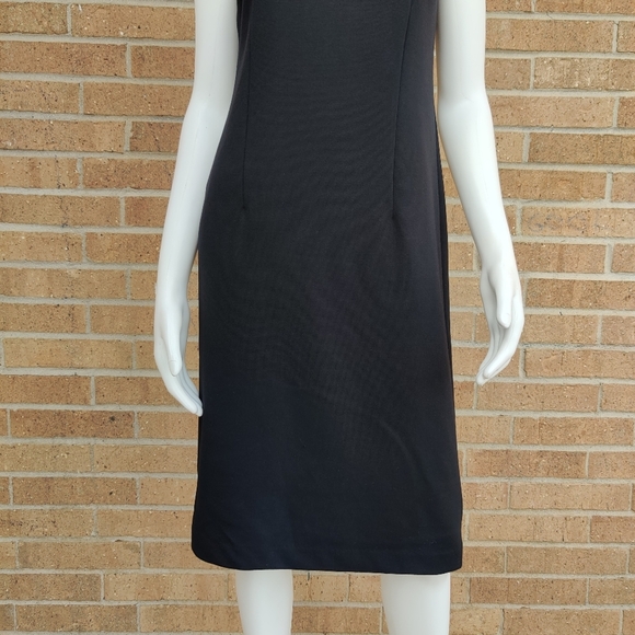 Adrienne Vittadini Black Dress Sz M - Picture 3 of 8